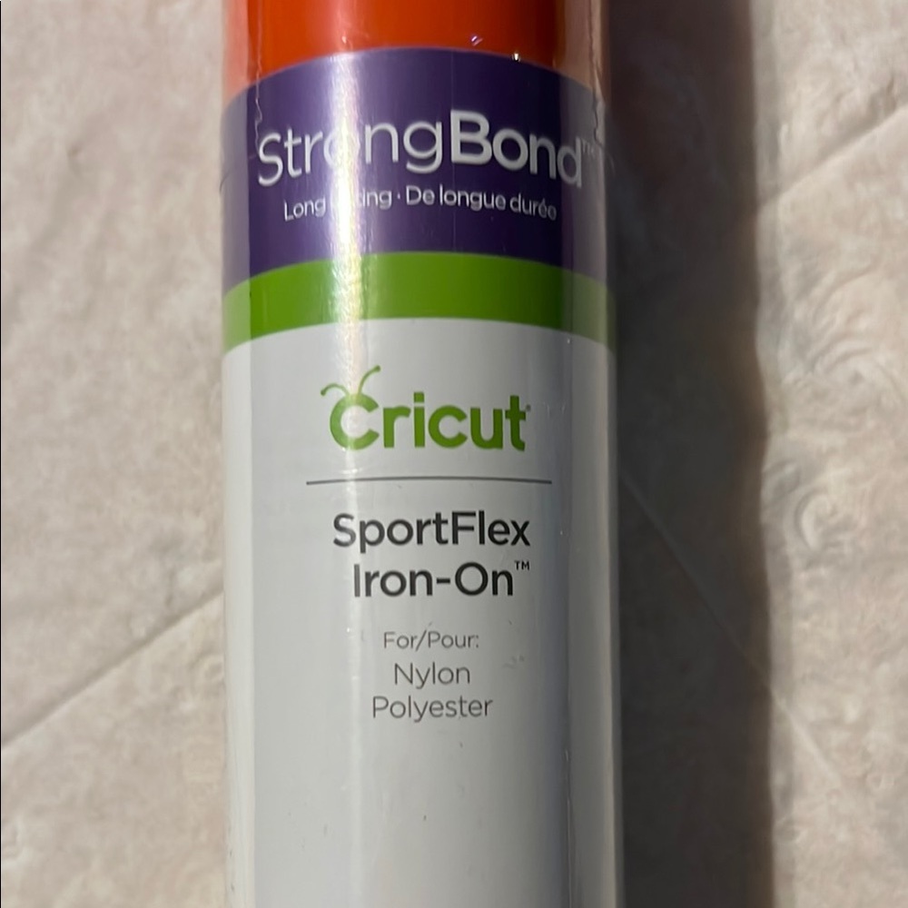 Cricut SportFlex Iron-On in Bold Orange